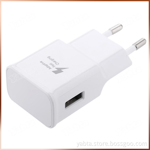 White Quick Charger 2.0 Support Fast Charging Charger For Samsung 5V 2A USB Power Adapter